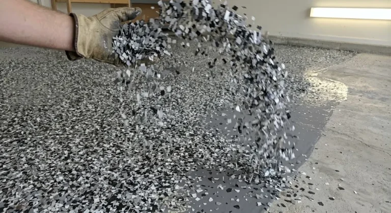Epoxy Flooring Dynamic Flake Broadcast Olathe, KS